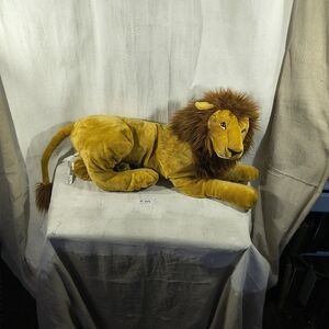 IKEA Large Plush Lion Toy 24" X 12" X 10"